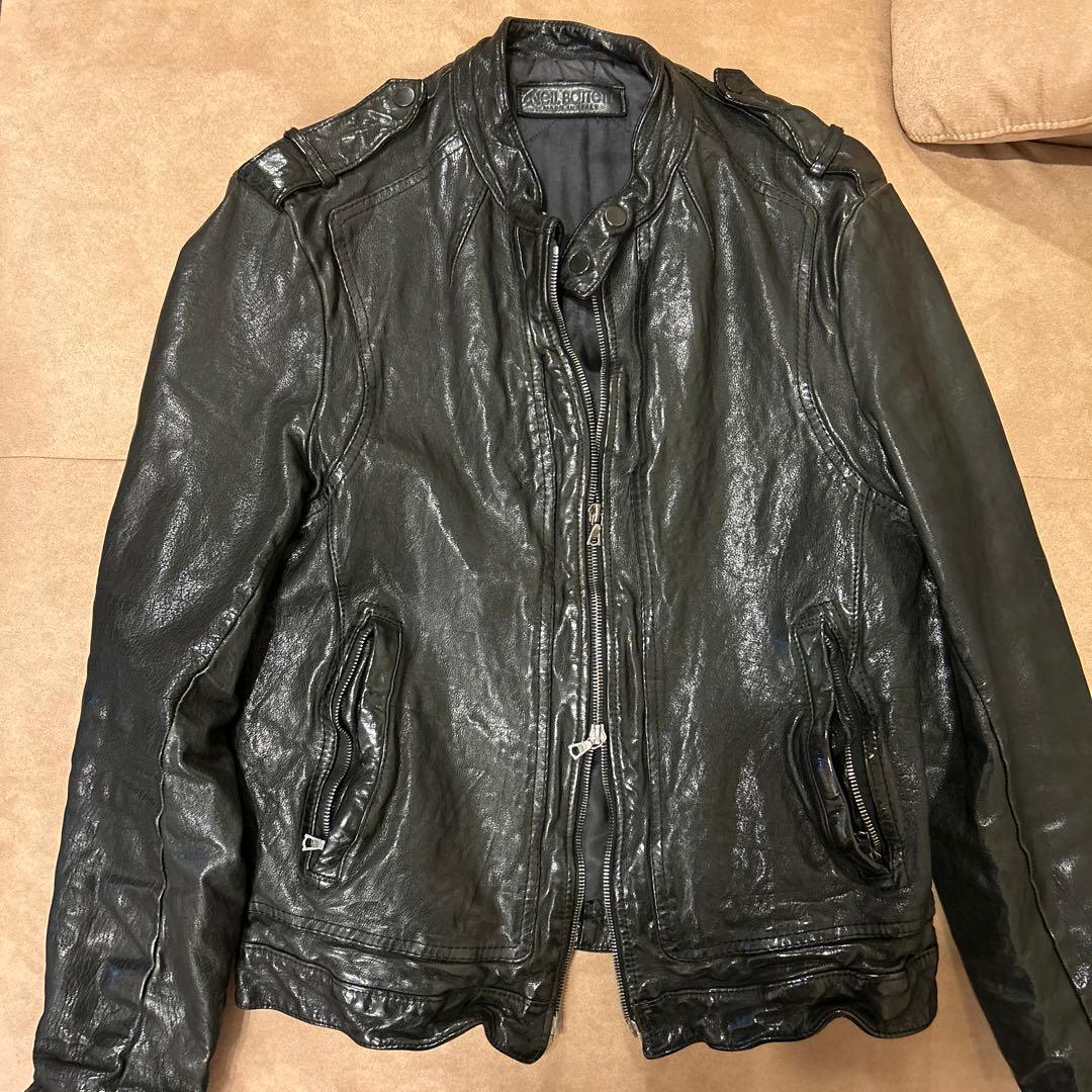 Neil Barrett ブラックレザーシングルライダースジャケット Neil Barrett / ニールバレット – 正規通販・名古屋のメンズセレクト