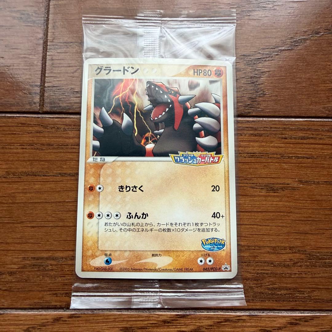 ポケパーク グラードン プロモ 042/PCG-P ポケモンカード