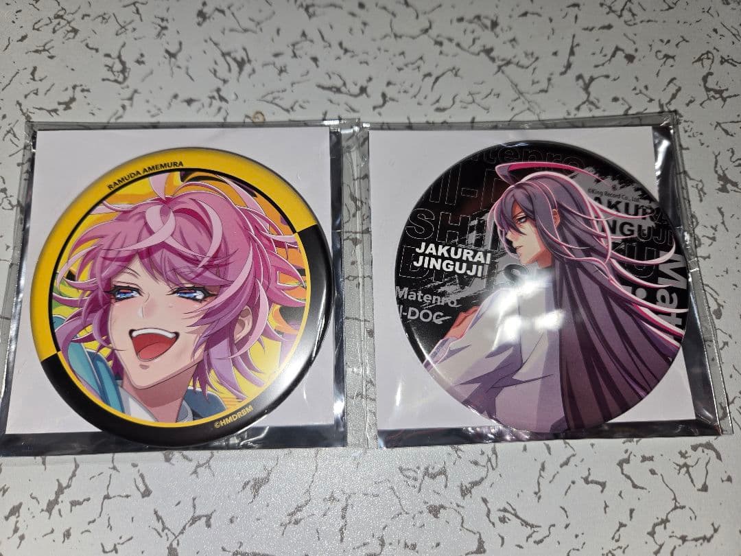 ヒプノシスマイク 飴村乱数 神宮寺寂雷 リバイバル 缶バッジ - メルカリ