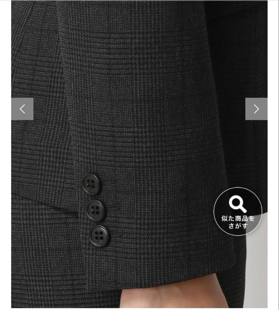 新品 ザスーツカンパニー WIITE グレンチェック パンツスーツ 40