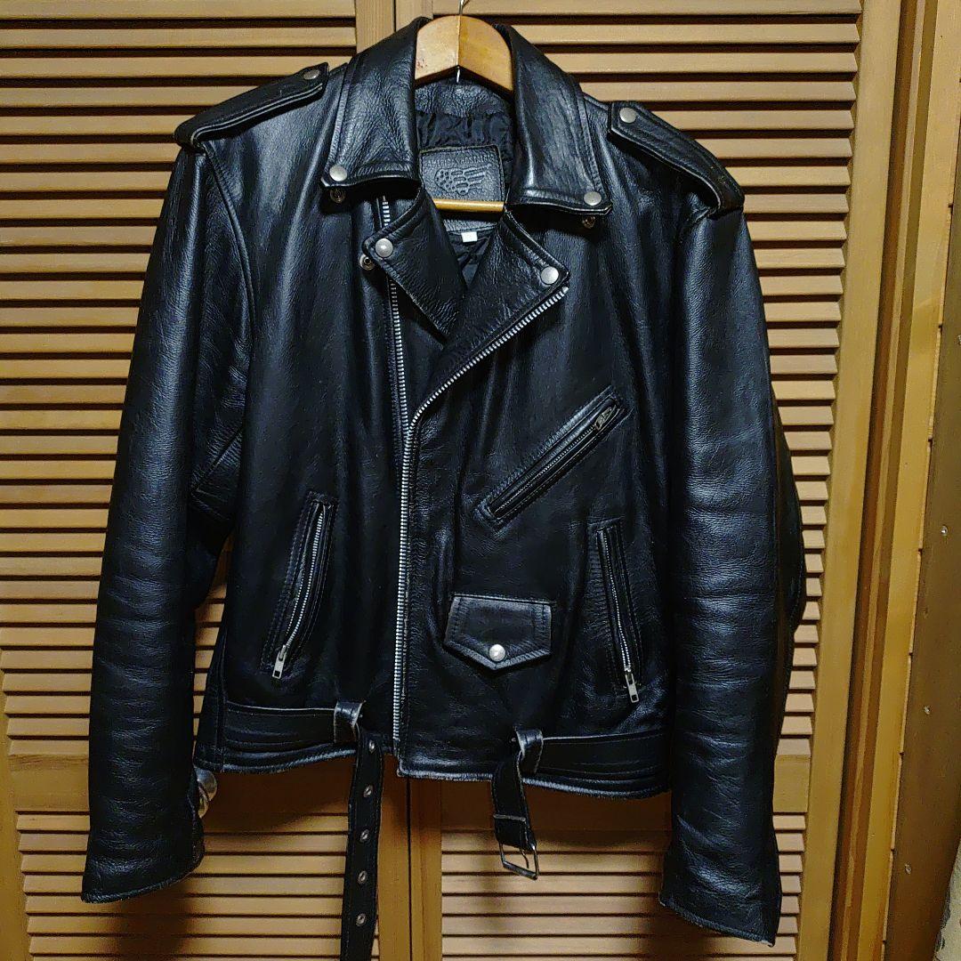 ビンテージAMERICANNOSTALGIA ダブルライダース XL　大きい