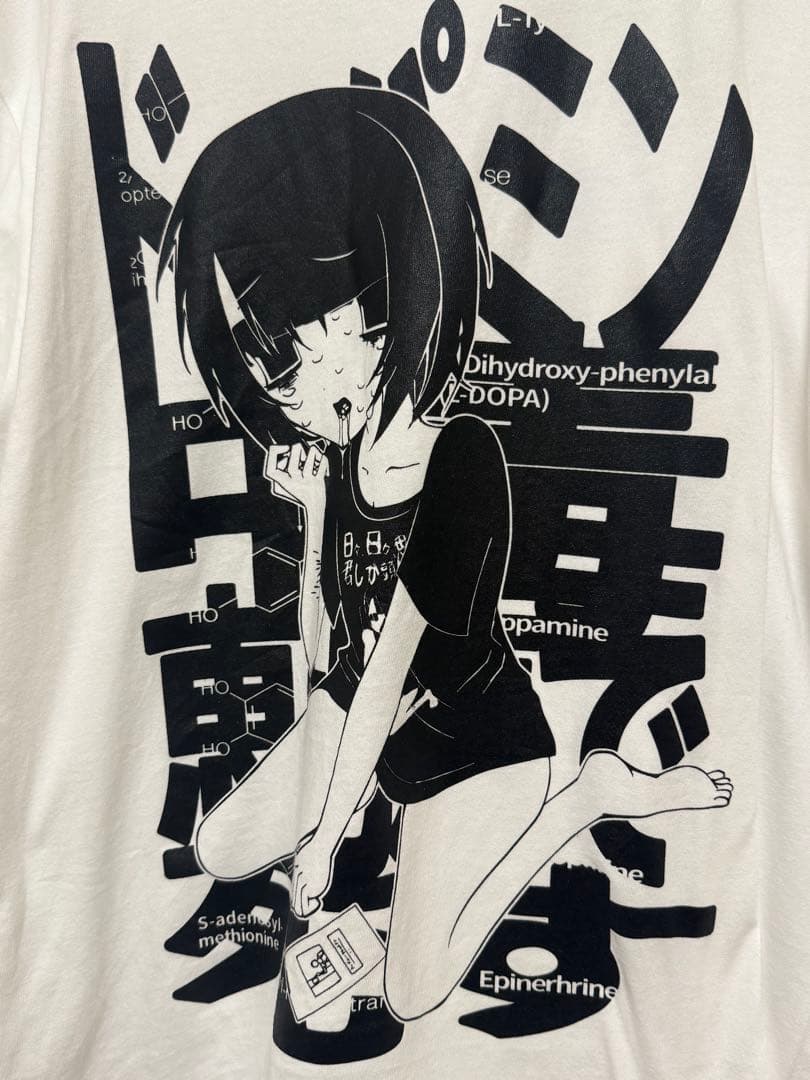 トップシークレットマン ドーパミン中毒、恵比寿で死す ロンT XLサイズ