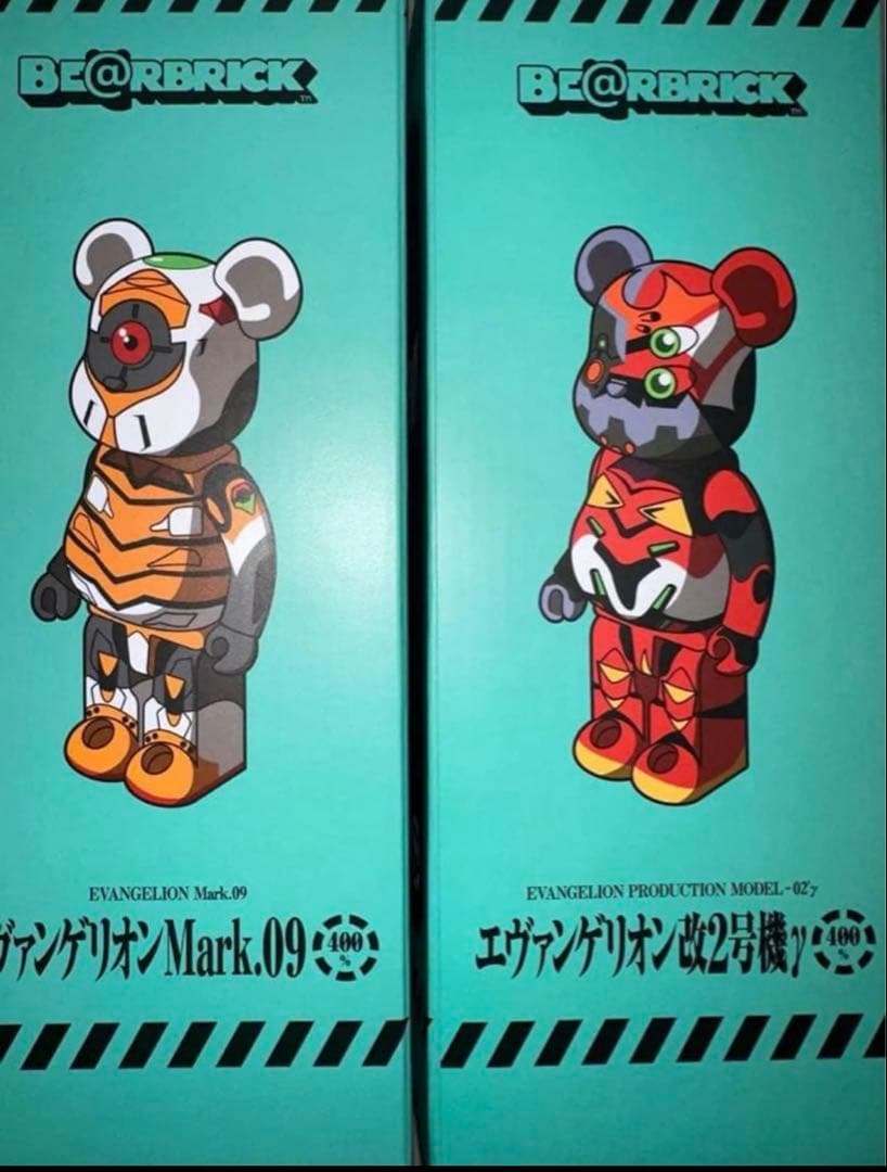 BE@RBRICK エヴァンゲリオンMark.09 改2号機γ 400％ セット
