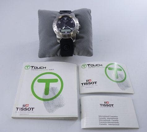 TISSOT ティソ 1853 Tタッチ Z251/351 デジアナ 黒文字盤