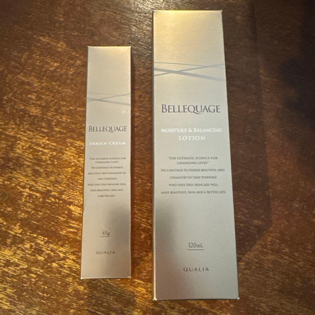 BELLEQUAGE モイスチャー＆バランシングローション&エンリッチクリーム