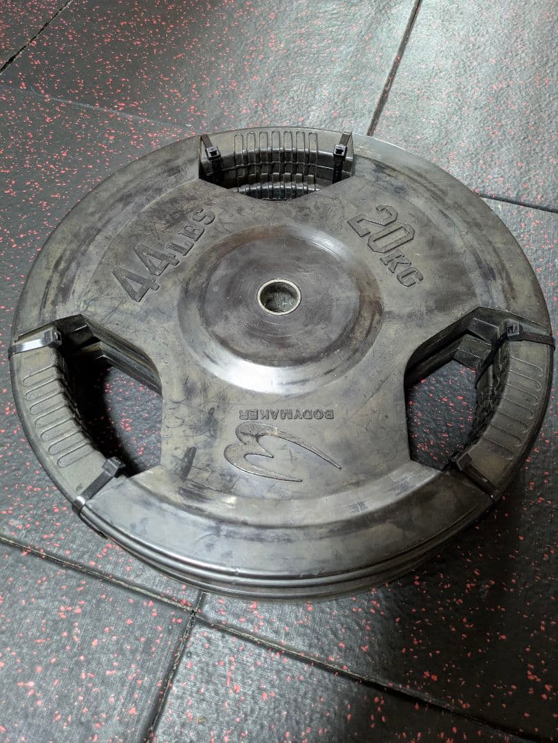 ボディメーカー 40kg ダンベルプレート ラバーコーティング