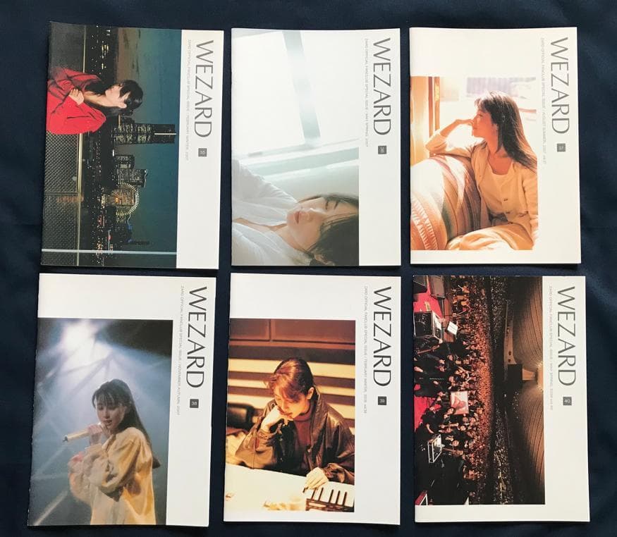 ZARD 坂井泉水 ファンへの最後のメッセージ 「WEZARD会報誌 6冊