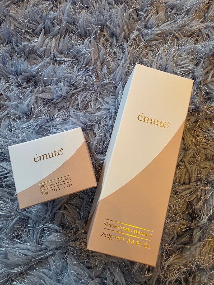 【新品未使用】emute リッチシルククリーム ＋毛穴クレンジング