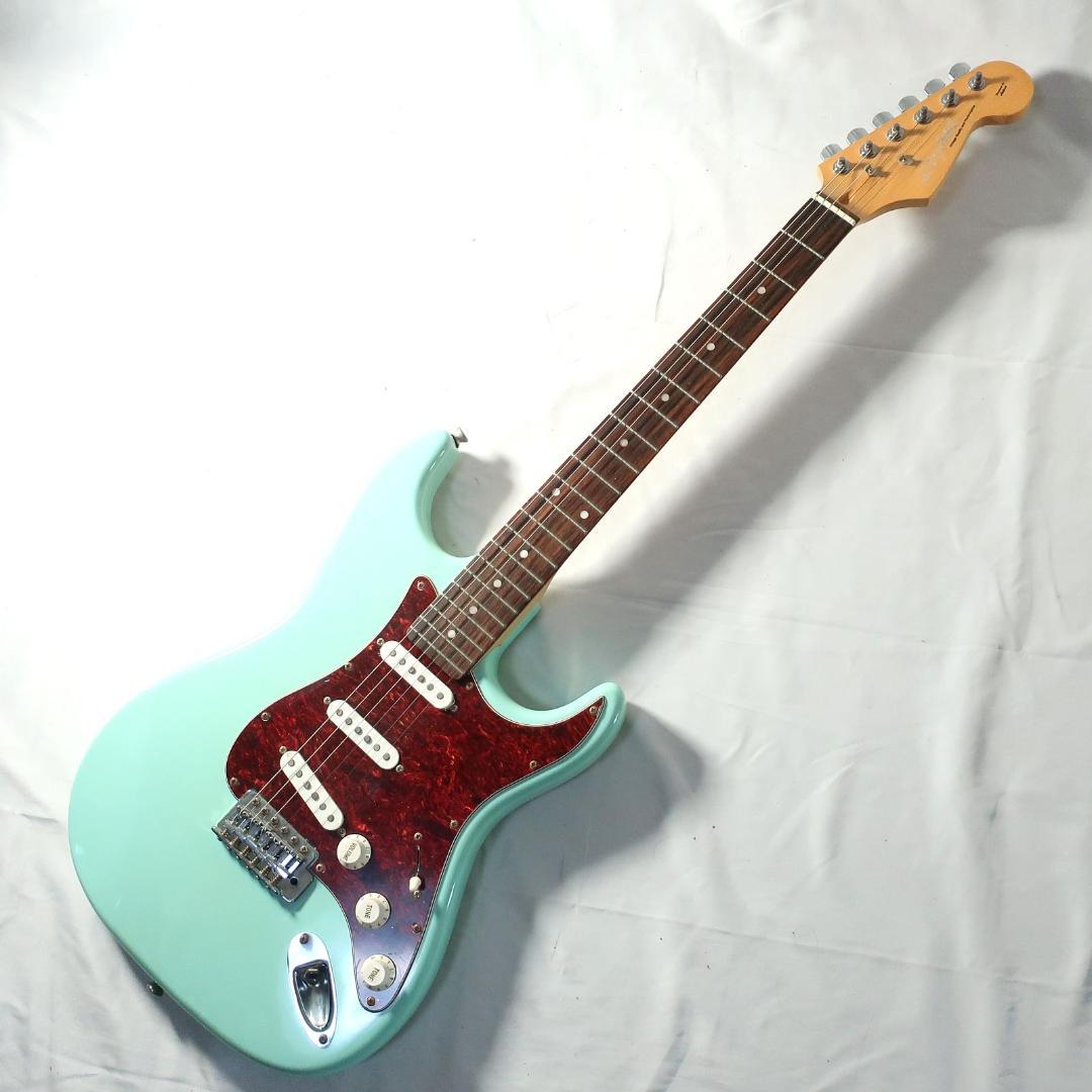 サーフグリーン ストラトタイプ エレキ Legend by Aria ProII