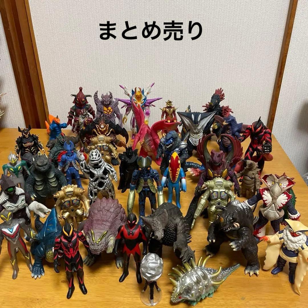 ウルトラマン怪獣　ソフビ　まとめ売り　③ ウルトラマン 旧ウルトラ怪獣 シリーズまとめ売り27体！当時物ソフビ