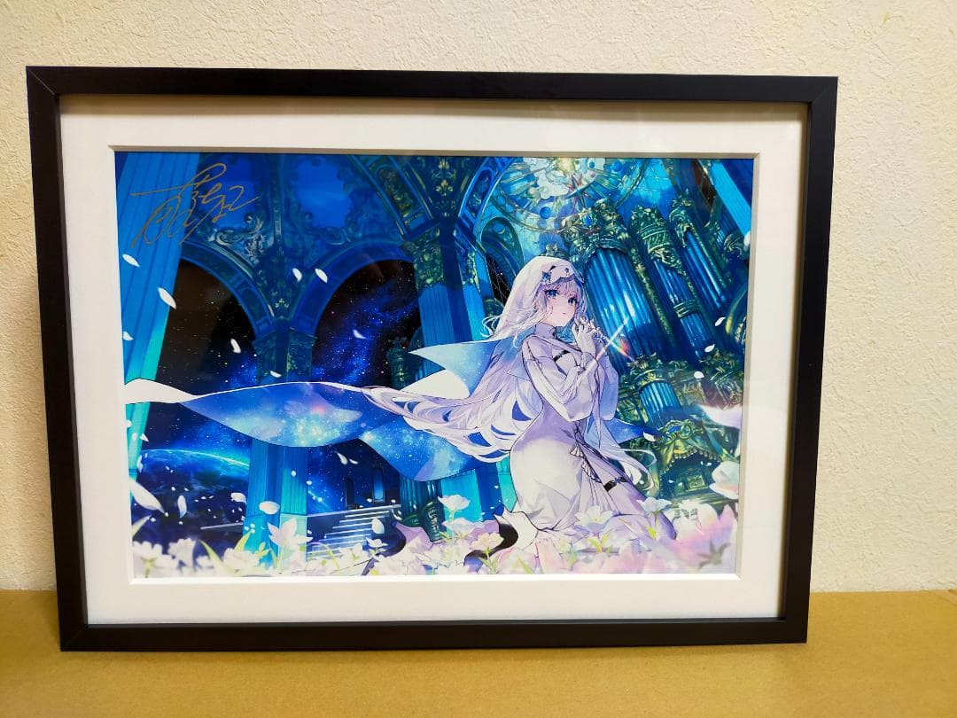X-ART 藤ちょこ 直筆サイン入り複製原画 奏鳴の宙 光る美少女展5