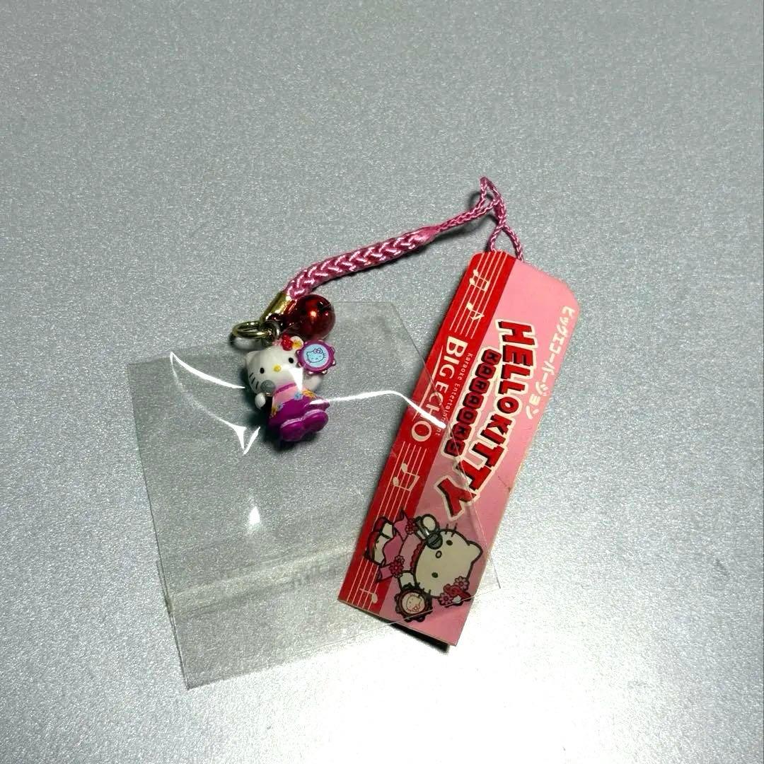 激レア キティ ストラップ 根付け BIG ECHO ビックエコー - メルカリ