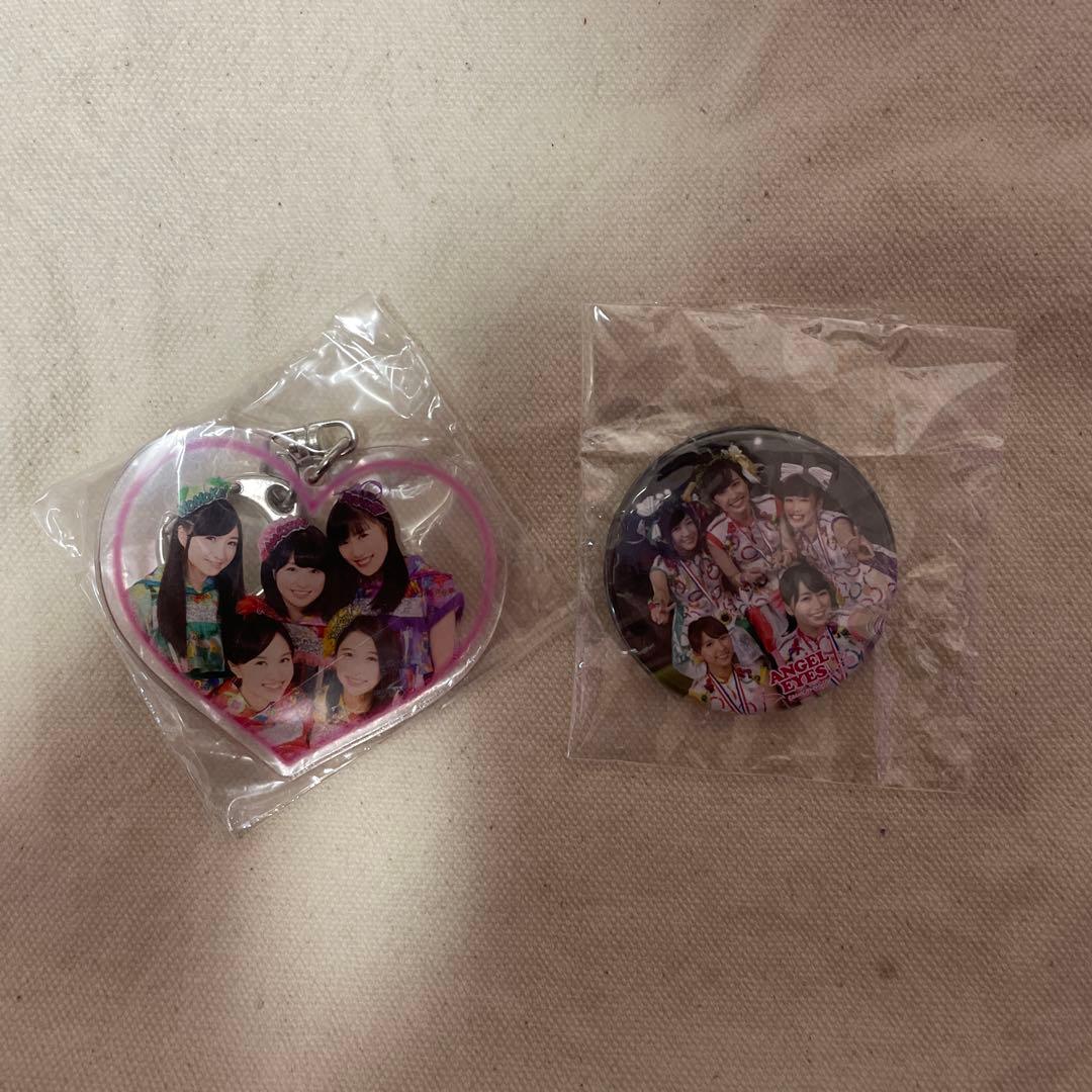ももクロ ももいろクローバーZ キーホルダー 缶バッジ 2個セット