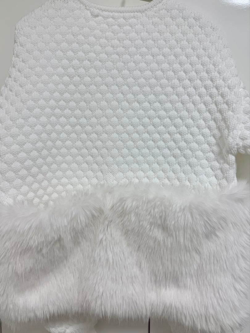 美品】maison de dolce. メゾンドドルチェ ファーリーニット - メルカリ