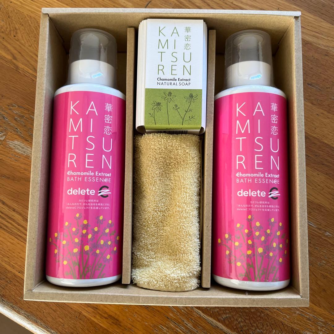 華密恋　KAMITSUREN バスエッセンス 2本セット + ナチュラルソープ