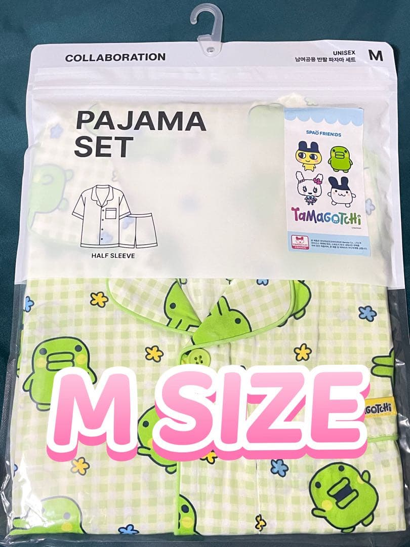 韓国 Mサイズ たまごっちくちぱっち パジャマセット SPAO NCTWISH