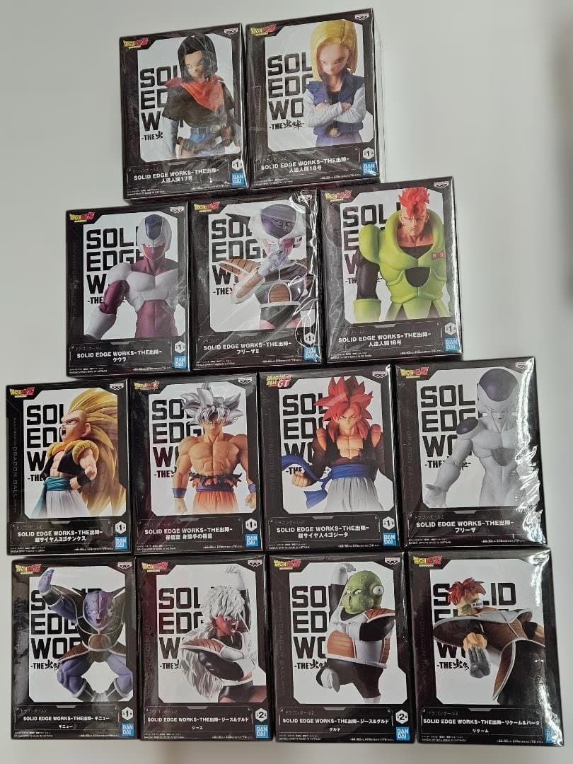 ドラゴンボールZ SOLID EDGE WORKS THE出陣　13点セット