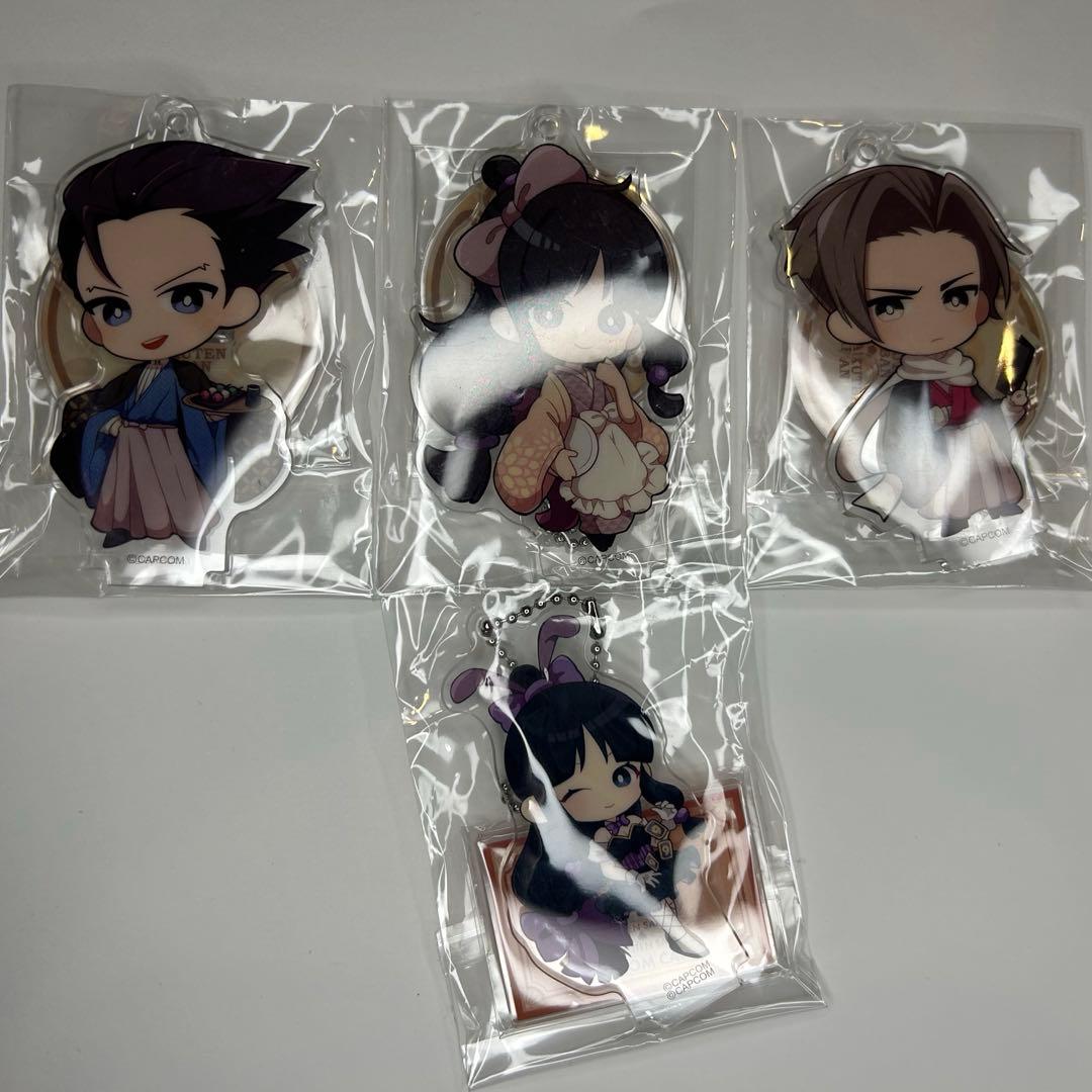 逆転裁判 カプコンカフェ アクリルスタンド 御剣怜侍 他 - メルカリ