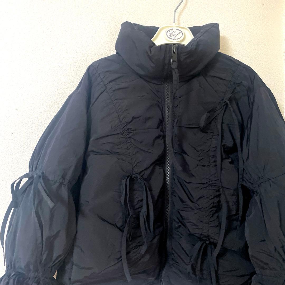 SLY RIBBON GATHER PUFFER JK リボン パフ ジャケット - メルカリ