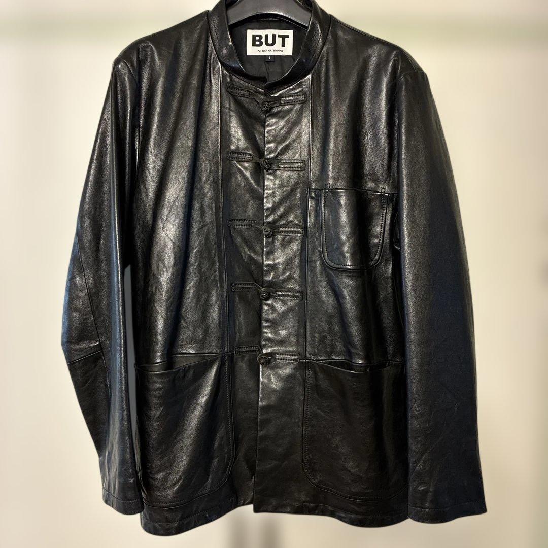 ブルーナボイン ブラックレザージャケット サイズ1 - メルカリ