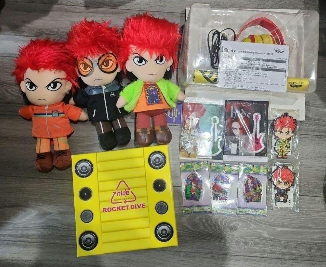XJapan hide ともぬい ぬいぐるみ ヘッドホン まとめ売り 一番くじ 2026年最新】xjapan hide ぬいぐるみの人気アイテム - メルカリ
