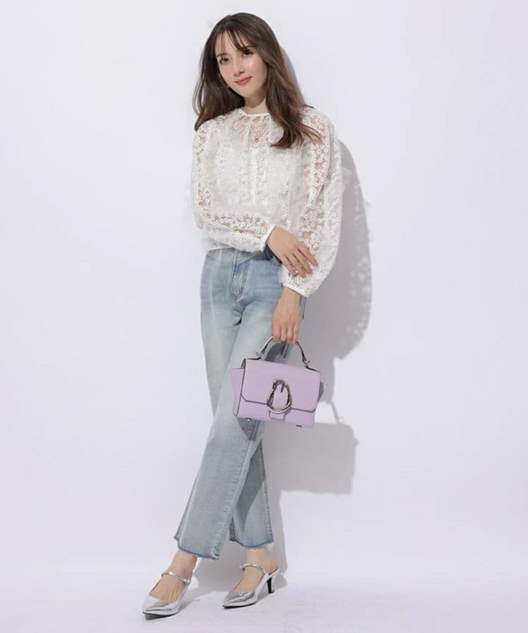 新品タグ付き　アプワイザーリッシェ　ヘルシーデニム　ライトブルー