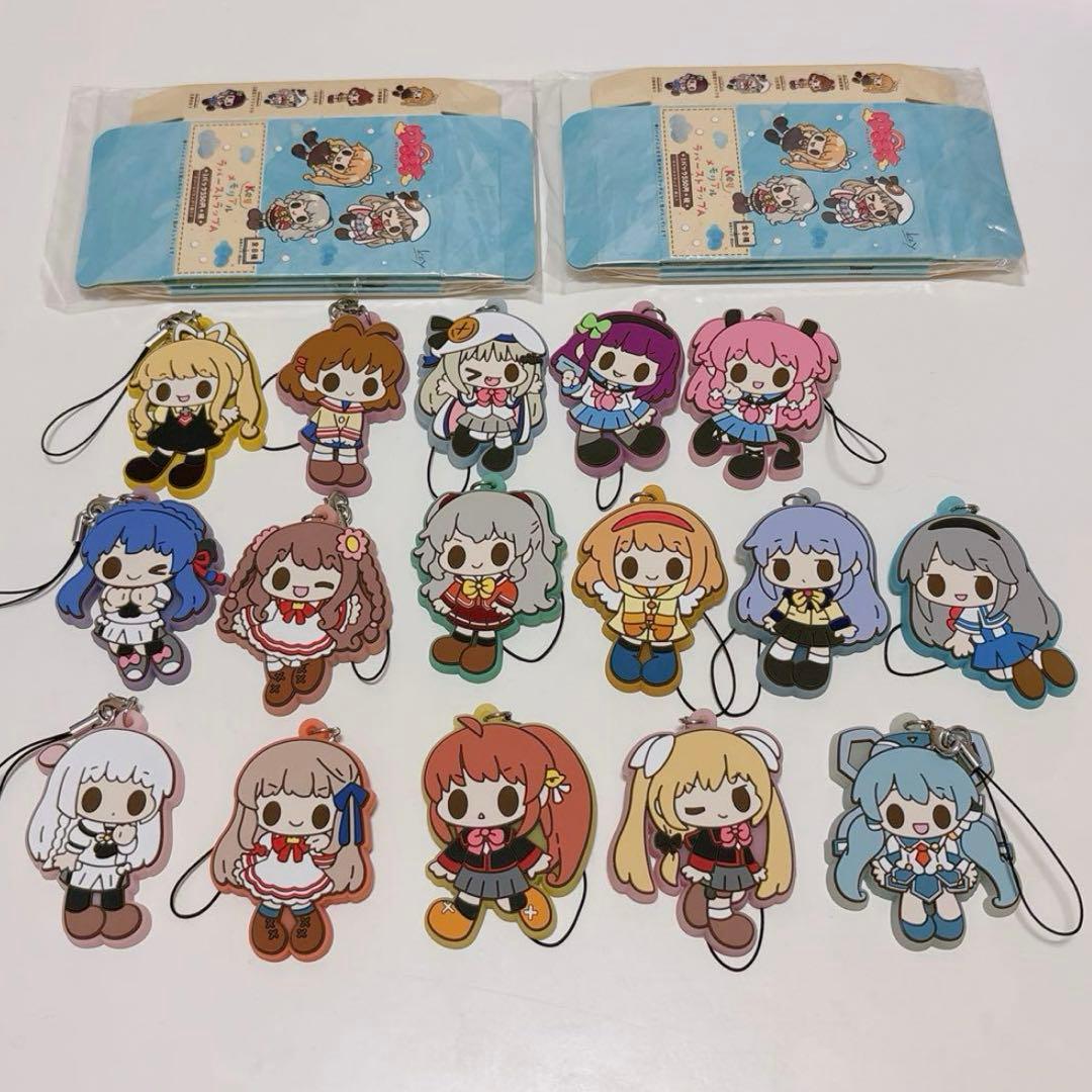 ゆるます　メモリアルラバーストラップ　神尾観鈴　古河渚　サマポケ　リトバス　クド