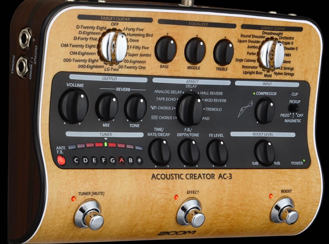 【新品同様送料無料】Zoom AC-3 アコースティックエフェクター お取寄せ商品】ZOOM(ズーム) AC-3 (アコースティックギター用