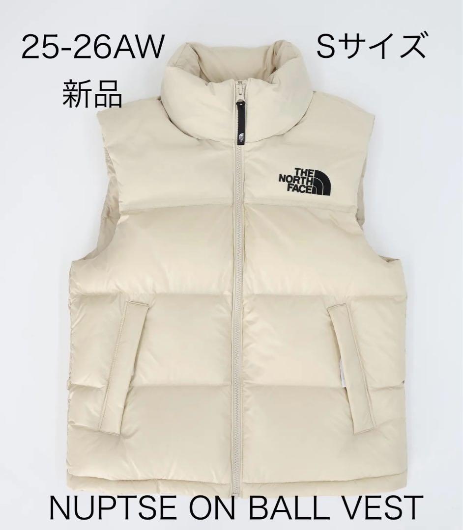 新品 S 26AW ノースフェイス NUPTSE ON VEST ヌプシ ベスト
