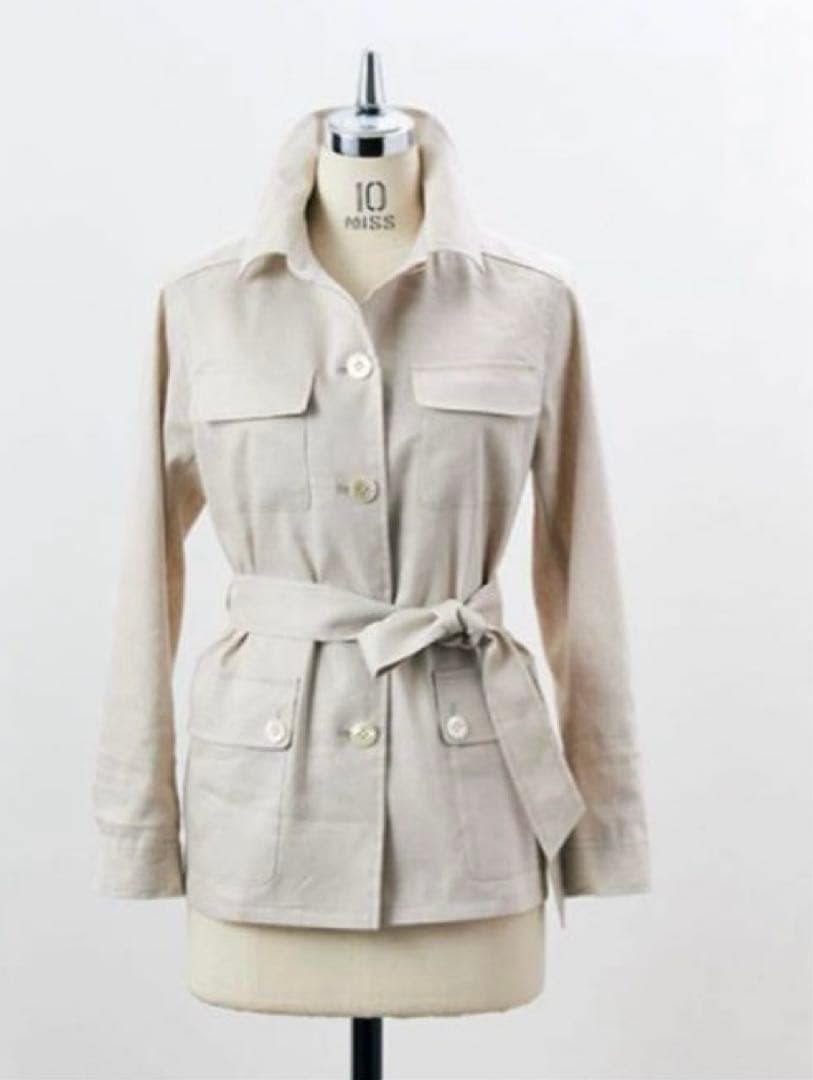 madameh サファリジャケット ウエストベルト付き　38 美品