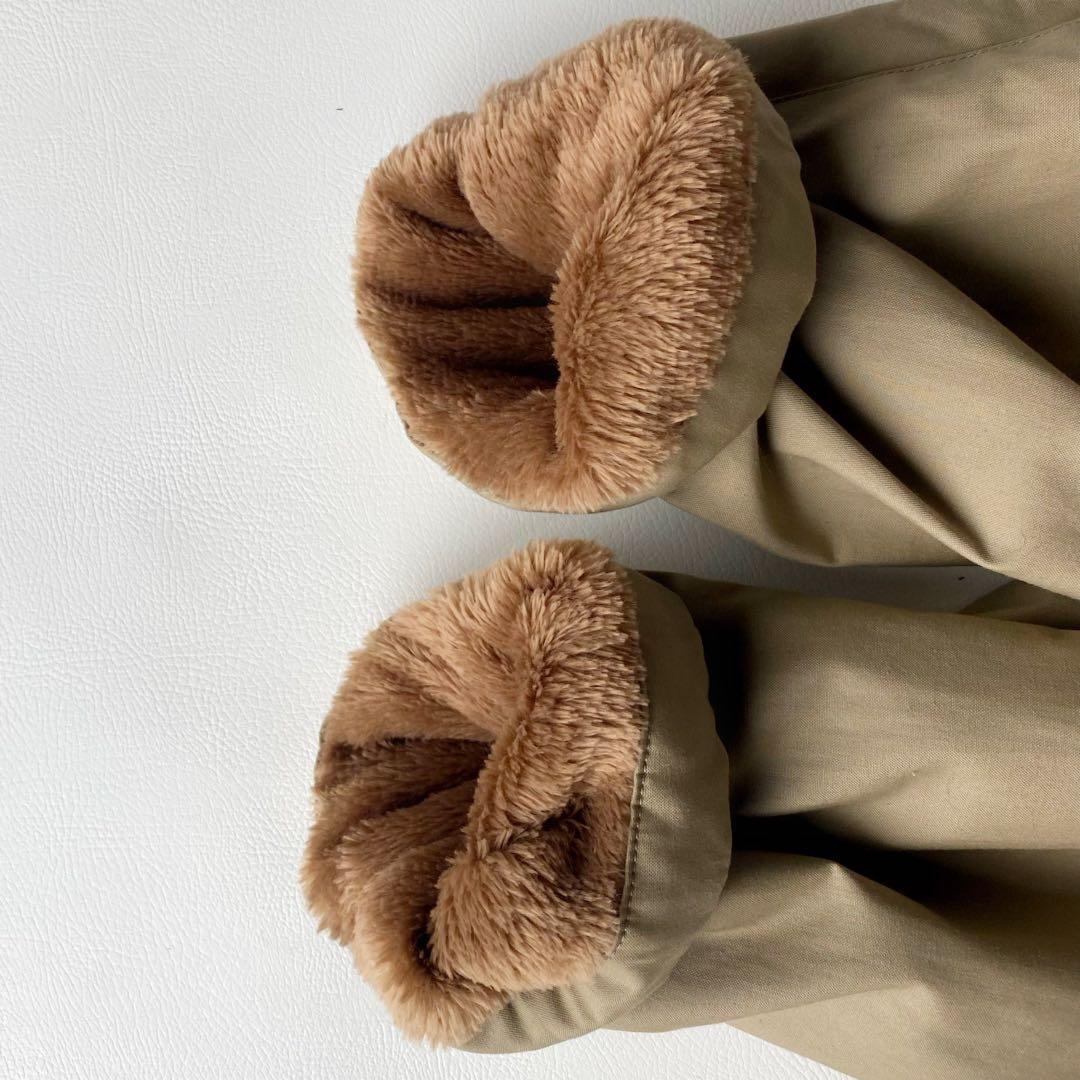 袖先までボア】マッキントッシュロンドン コットンブルゾン ベージュ