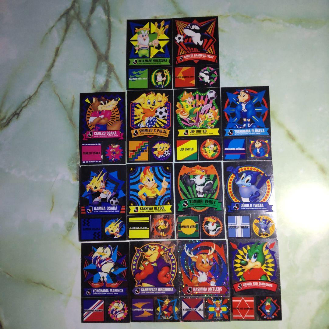 希少93年 Jリーグキャラクターステッカー【シルバー バージョン
