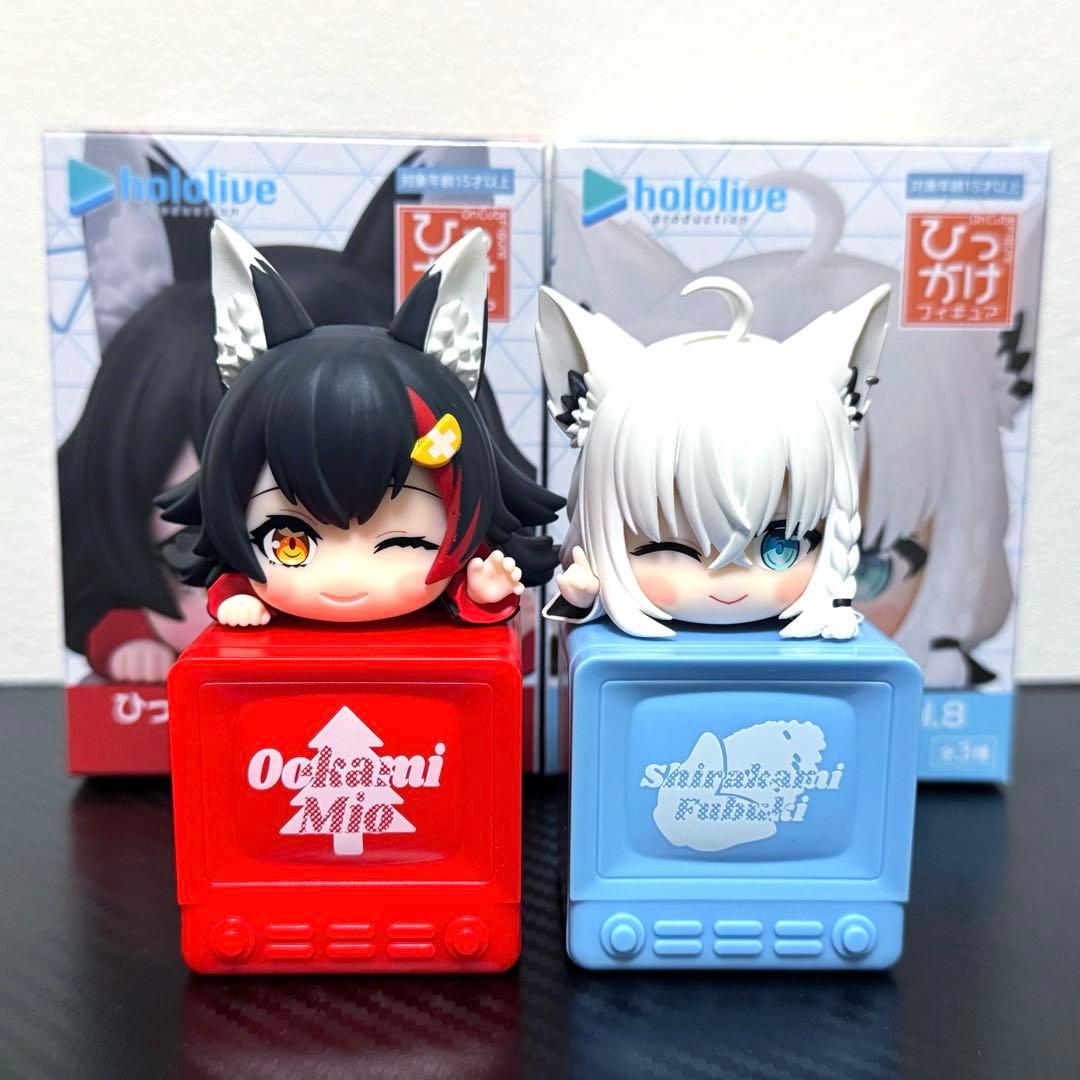 ホロライブ 大神ミオ 白上フブキ ひっかけフィギュア セット - メルカリ