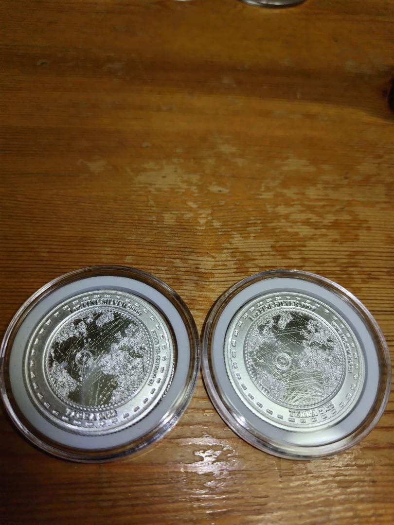 2022 トケラウ「地球・テラ」純銀 1オンス 銀貨 2枚 SH74202201