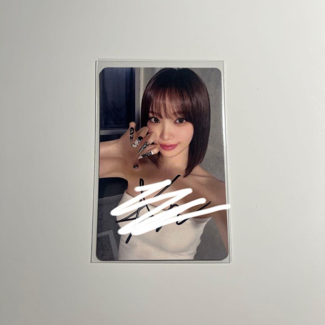 LESSERAFIM HOT ユニバ ラキドロ　当選　1回目 サイン　チェウォン