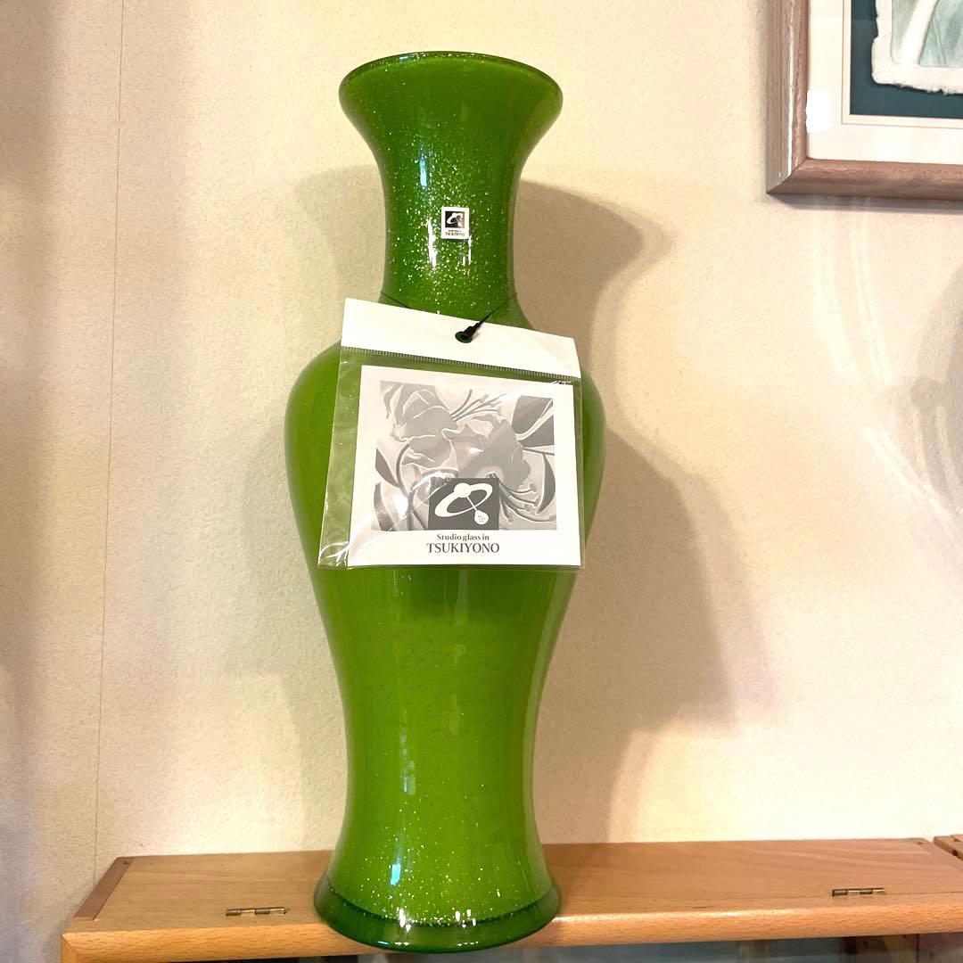 月夜野工房 上越クリスタル硝子 大きなフラワーベース - メルカリ