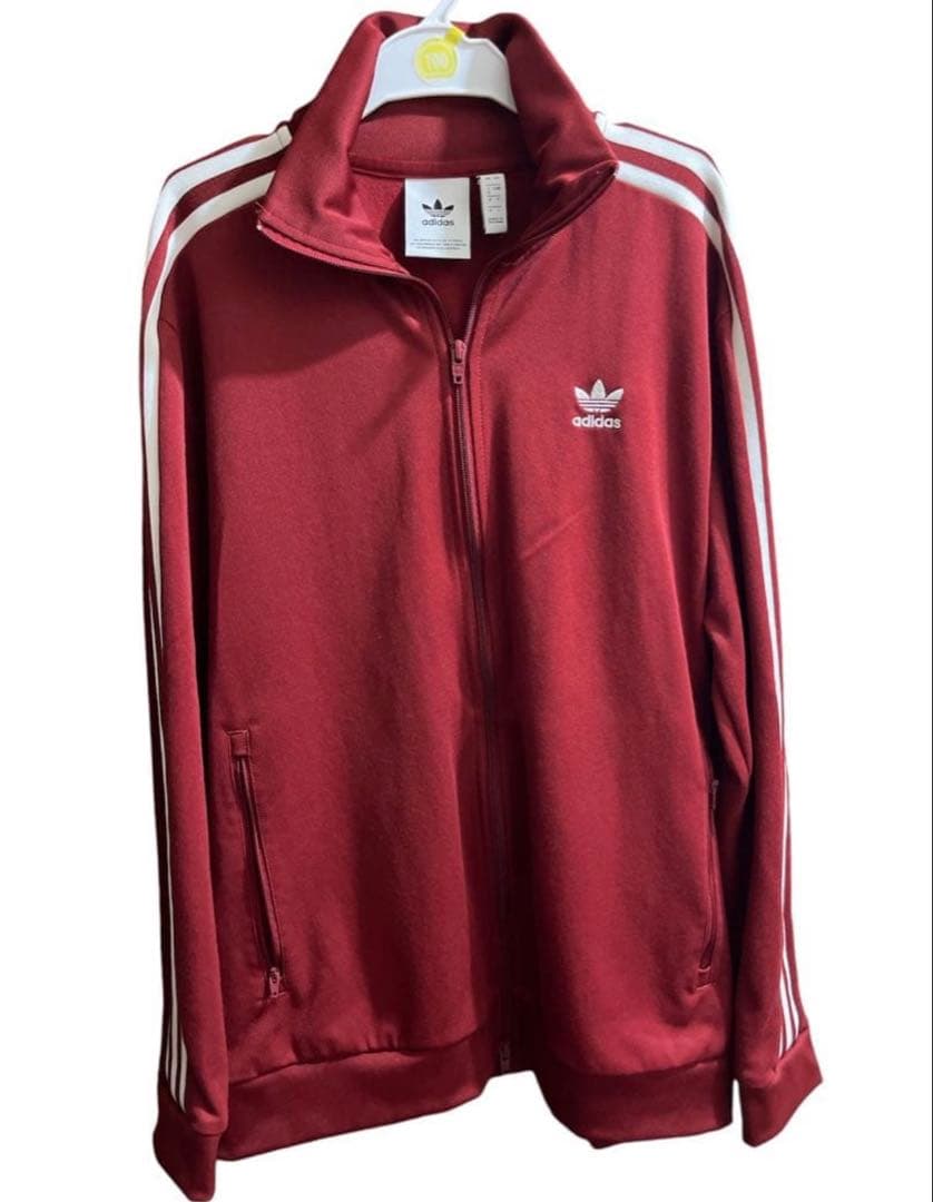 adidas BECKENBAUER TT ジャケット M バーガンディ