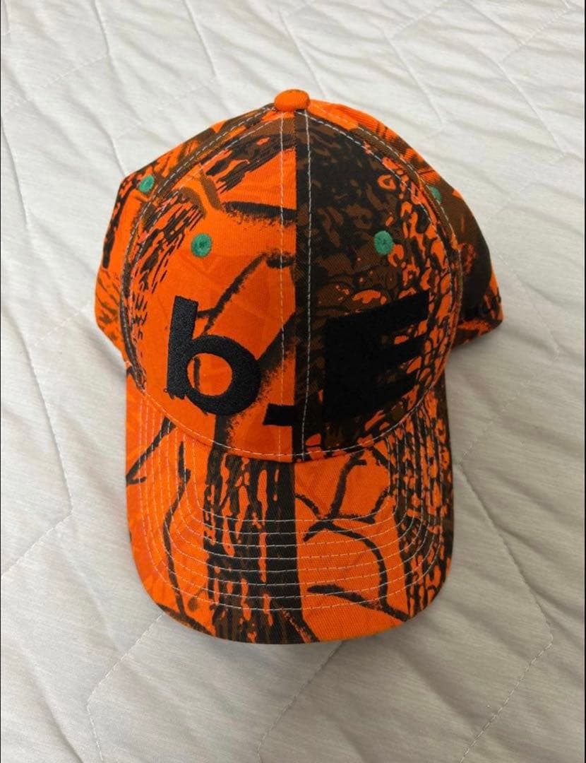 美品正規品b.eautiful オレンジ迷彩キャップ キャップ 帽子 「b.Eautiful/ビューティフル」b.E Hat：キャップ