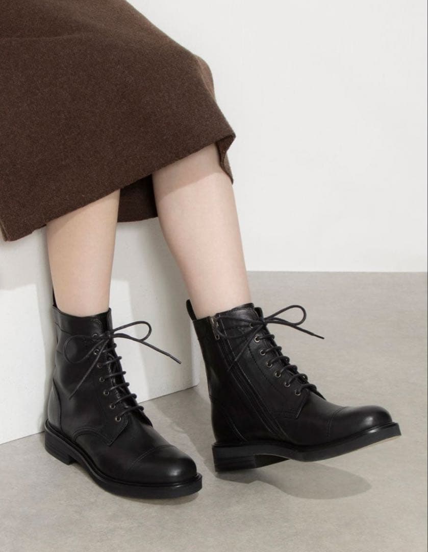 マーガレットハウエル　プレミアムライン　レースアップブーツ マーガレット・ハウエル アイデア MARGARET HOWELL idea レースアップ