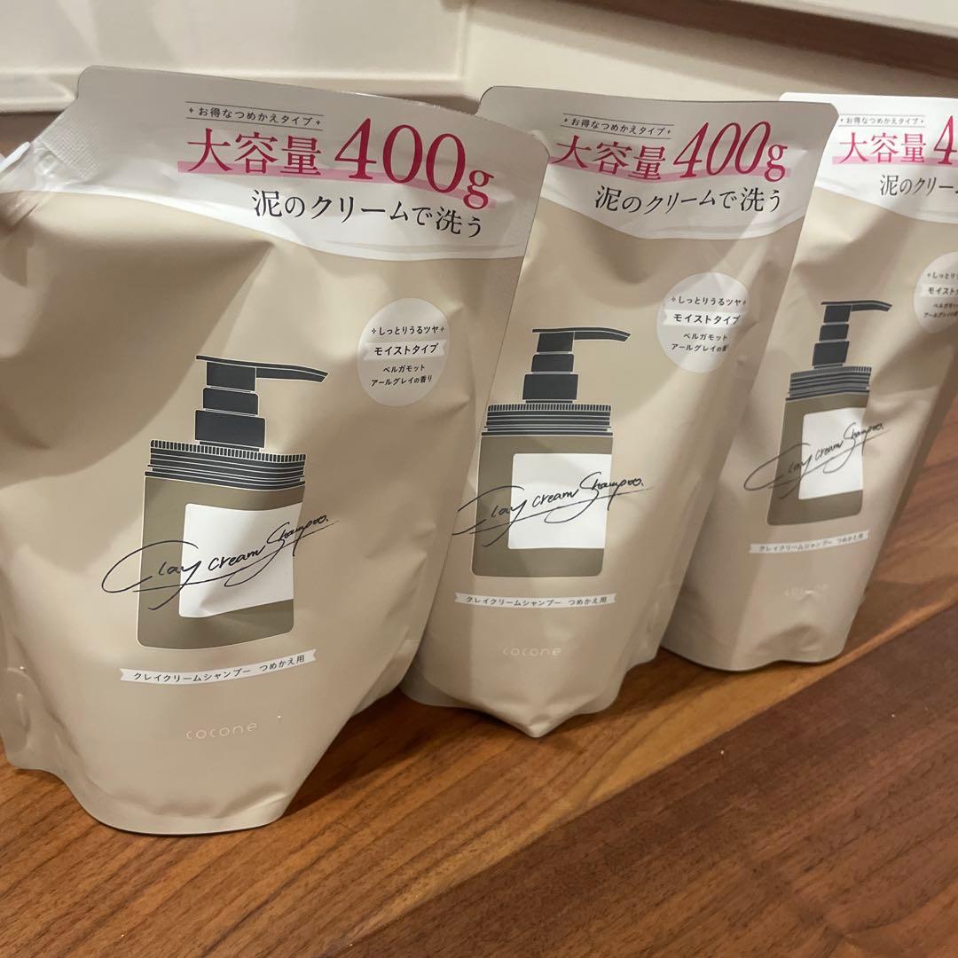 cocone クリームシャンプー 400g 3個セット