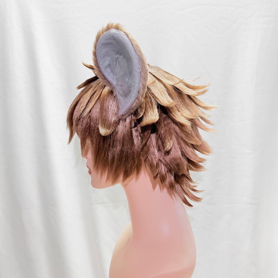 ラギー・ブッチ ウィッグ コスプレ ツイステ つけ耳 尻尾 ㉙ - メルカリ