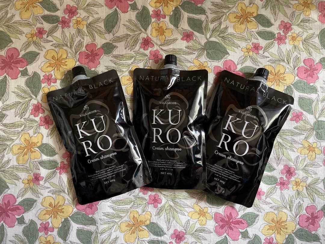 新品未使用バランローズKUROクリームシャンプーナチュラルブラック400g×3個 楽天市場】【4日20時から使える！クーポン対象商品】白髪染め
