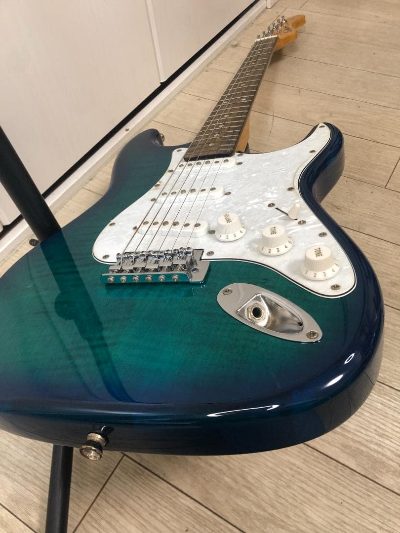 美品 S.Galaner SST-FM SBL S.ギャラナー ストラト - メルカリ