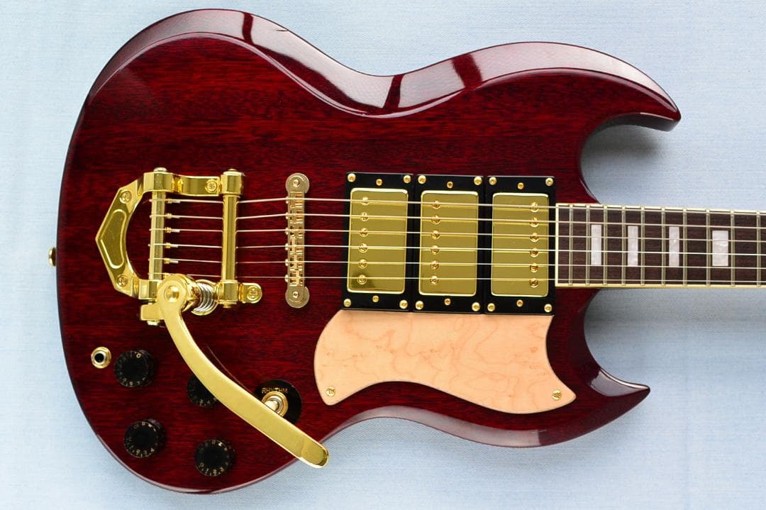 Aria Pro II SL500D 80年 3ピックアップ Bigsby SG