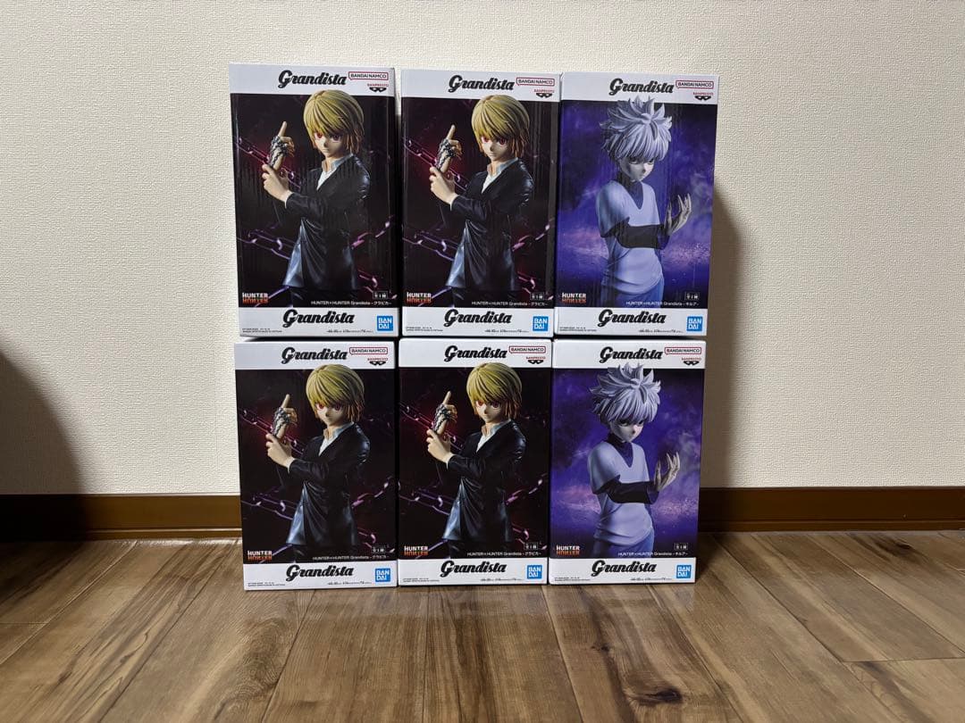 ハンターハンター Grandista フィギュア キルア クラピカ　6個