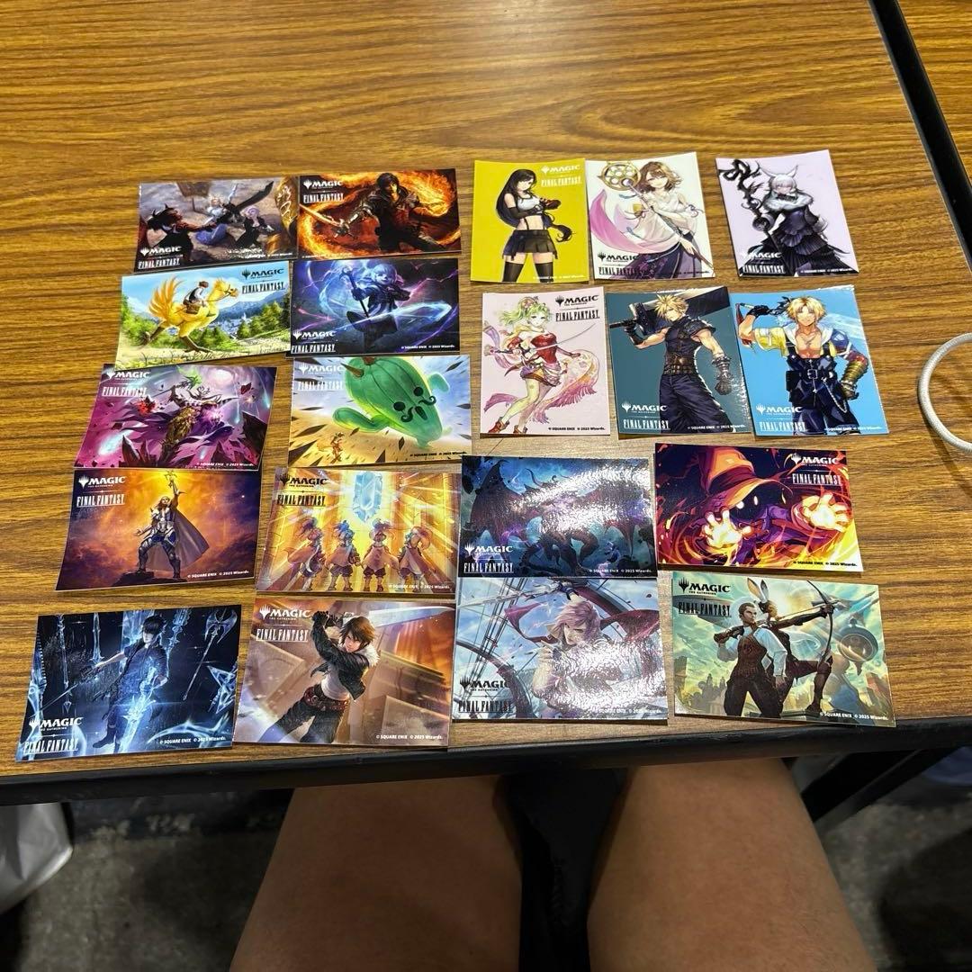 mtg 大戦祭　ff ステッカー　シール　フルコンプ