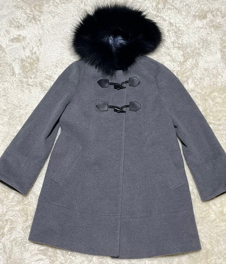 新品タグ付き　定価64900円　PINORE ダッフルコート　ラクーン付き