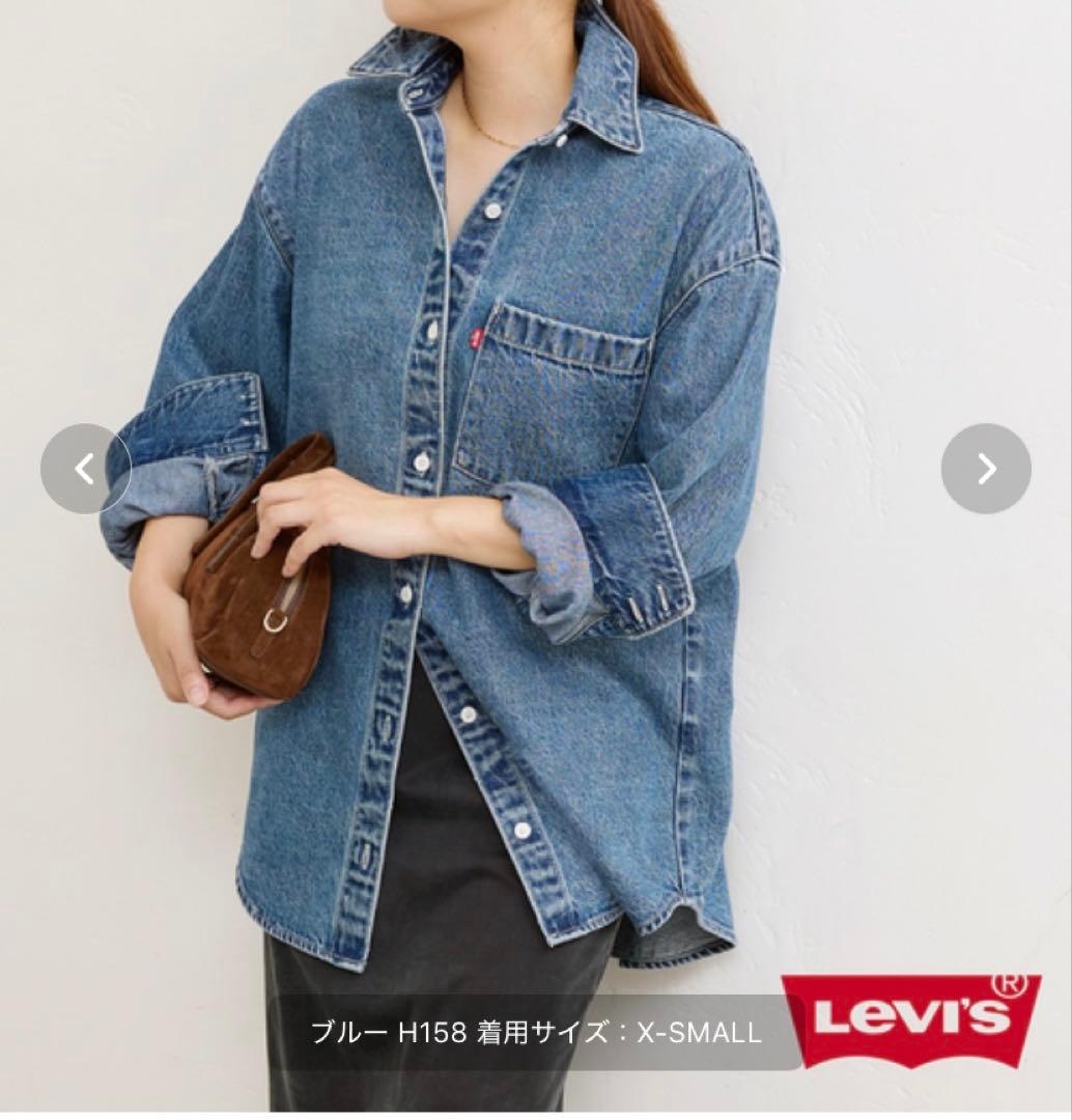 Levi's デニムシャツ X-SMALL