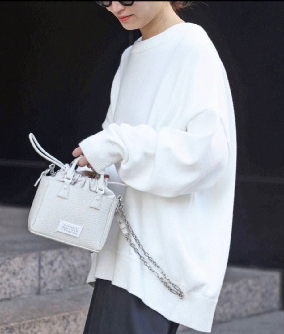 Deuxieme Classe ベーシックニット 未使用 ホワイト