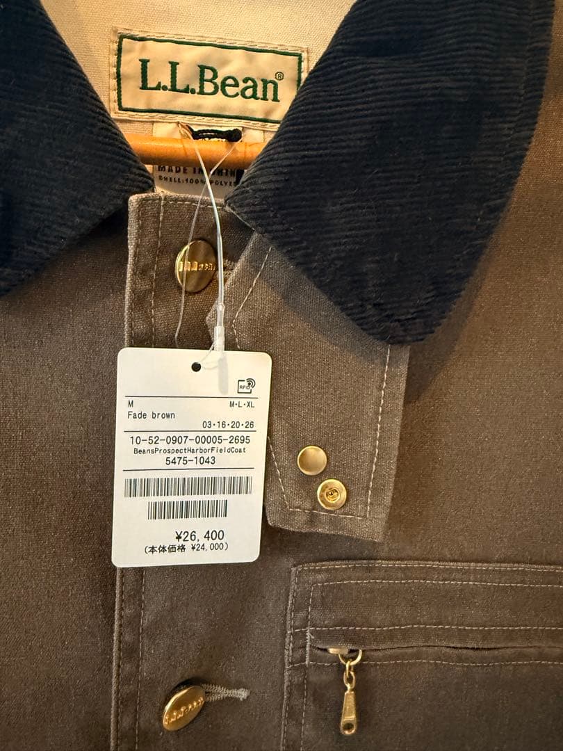 j*m様 L.L.Bean フィールドコート　ハーバーコートM